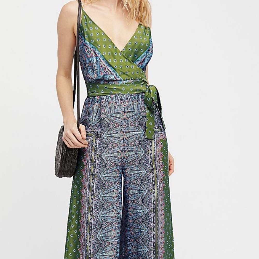 Free People Britt Printed Jumpsuit